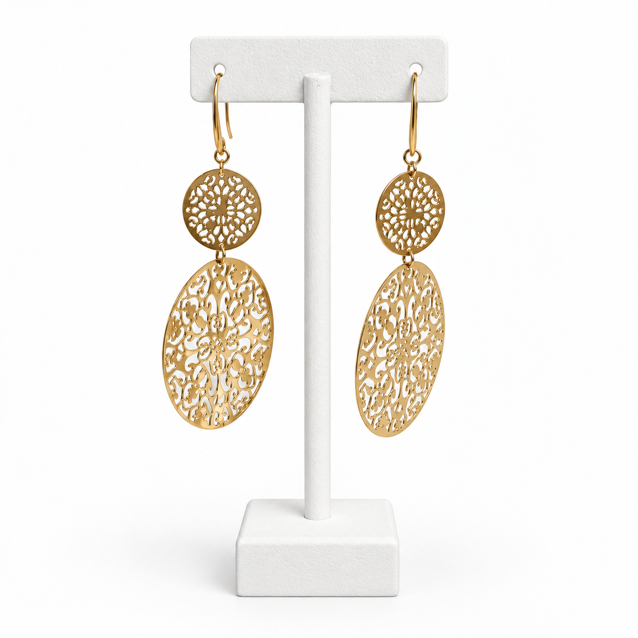 Aretes Filigrana Dorada