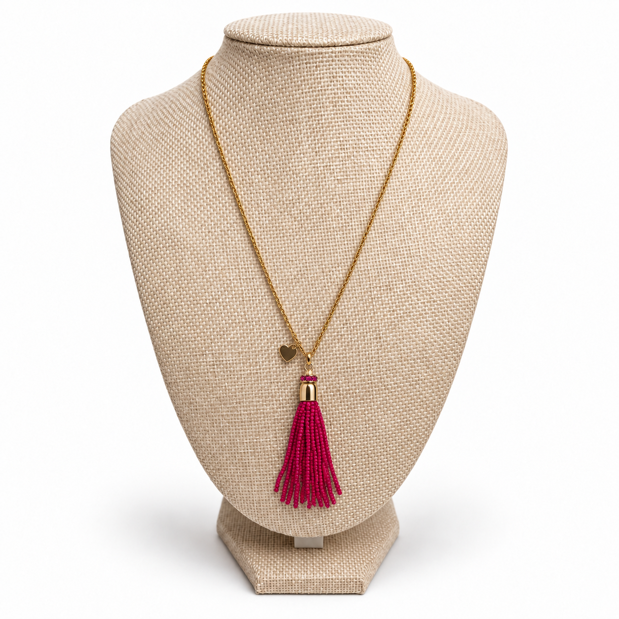 Collar Borla Fucsia