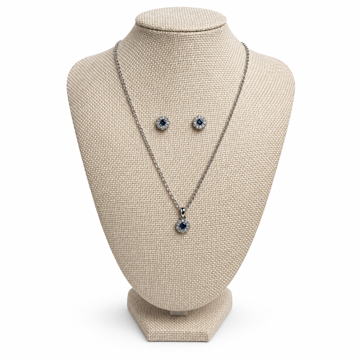 Set Flor Azul Noche
