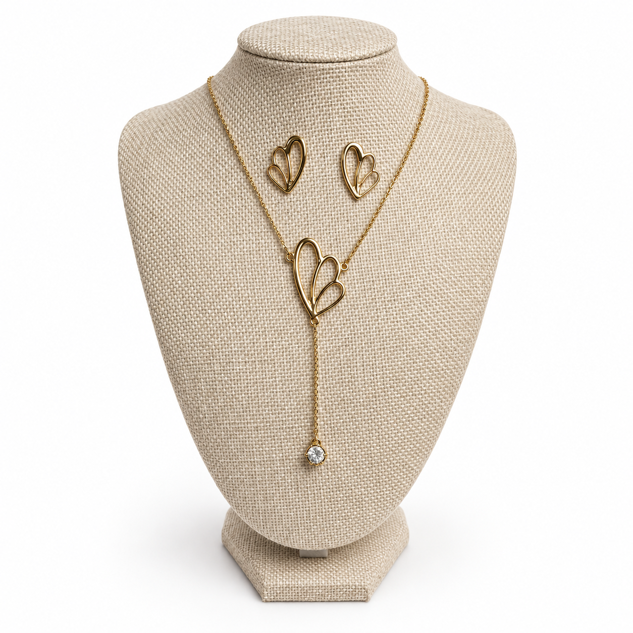 Set Corazones Entrelazados